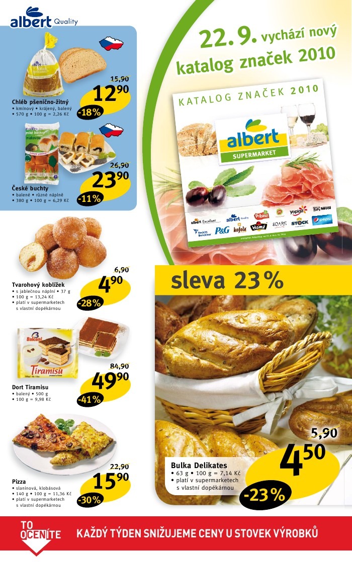 leták Albert strana 1 leták Albert strana 1