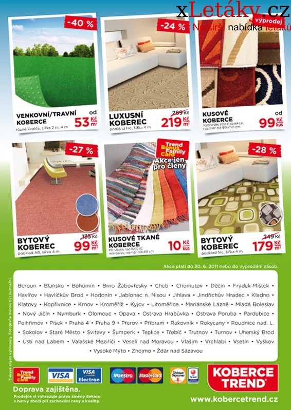 letk Trend koberce letk strana 1