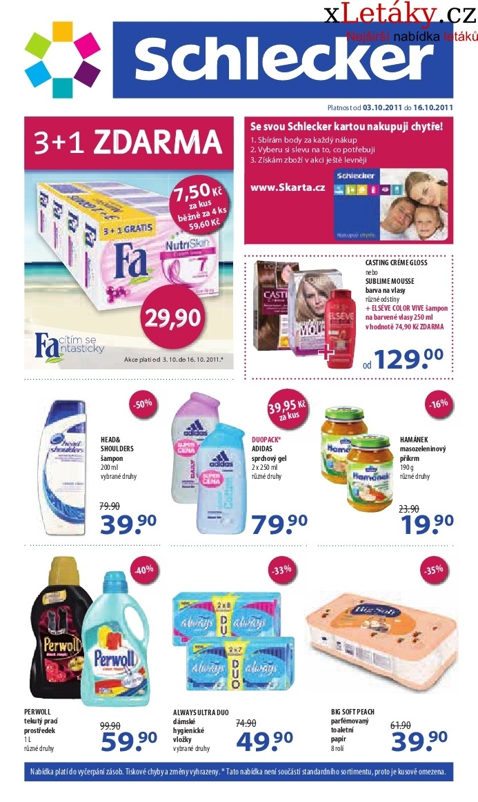 leták Schlecker leták strana 1 leták Schlecker leták strana 1