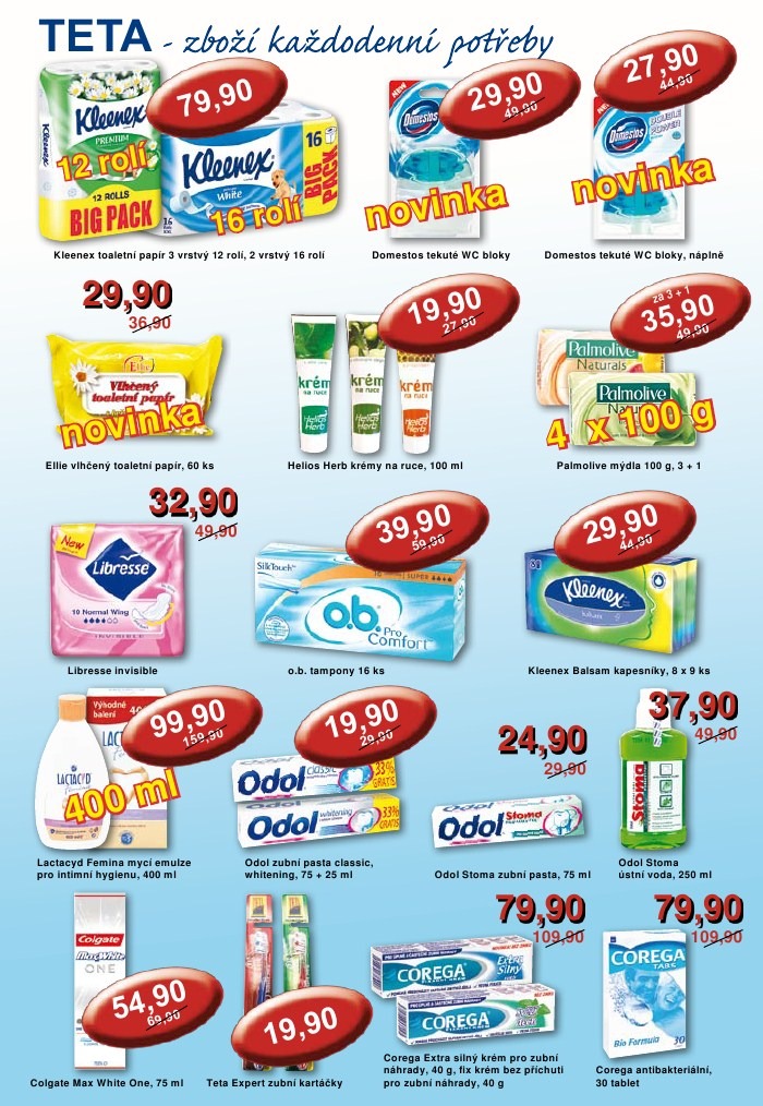 leták TETA drogerie strana 1 leták TETA drogerie strana 1