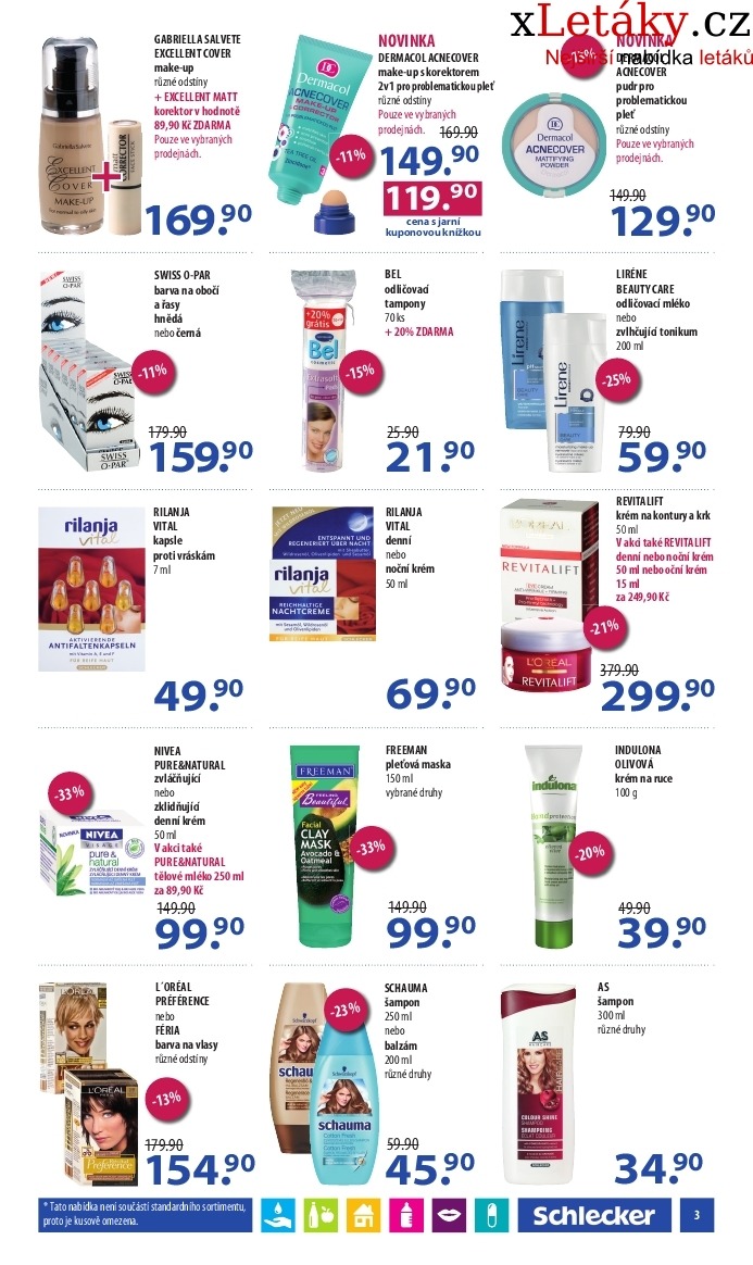 leták Schlecker akční leták strana 1 leták Schlecker akční leták strana 1