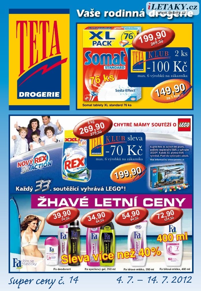leták TETA drogerie strana 1 leták TETA drogerie strana 1