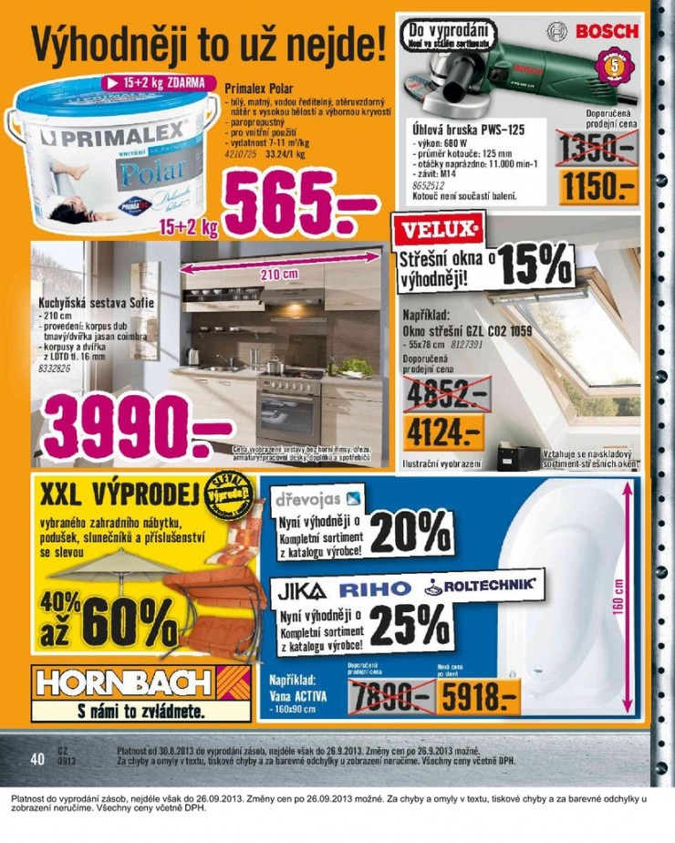 letk Hornbach Aktuln letk od 1.9.2013 strana 1