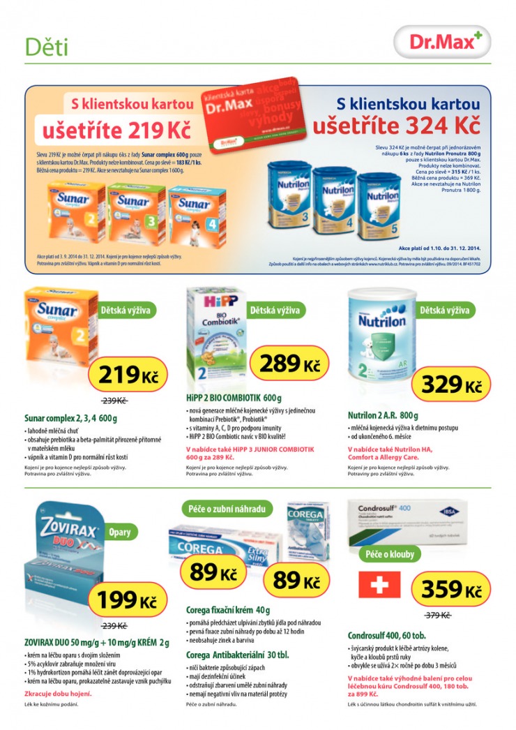 letk Dr. Max lkrna Aktuln letk od 3.12.2014 strana 1