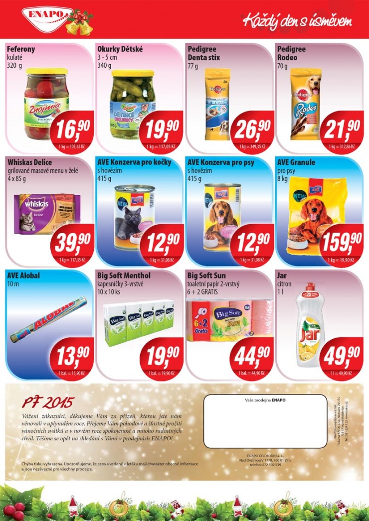 leták Enapo Akční leták od 15.12.2014 strana 1 leták Enapo Akční leták od 15.12.2014 strana 1