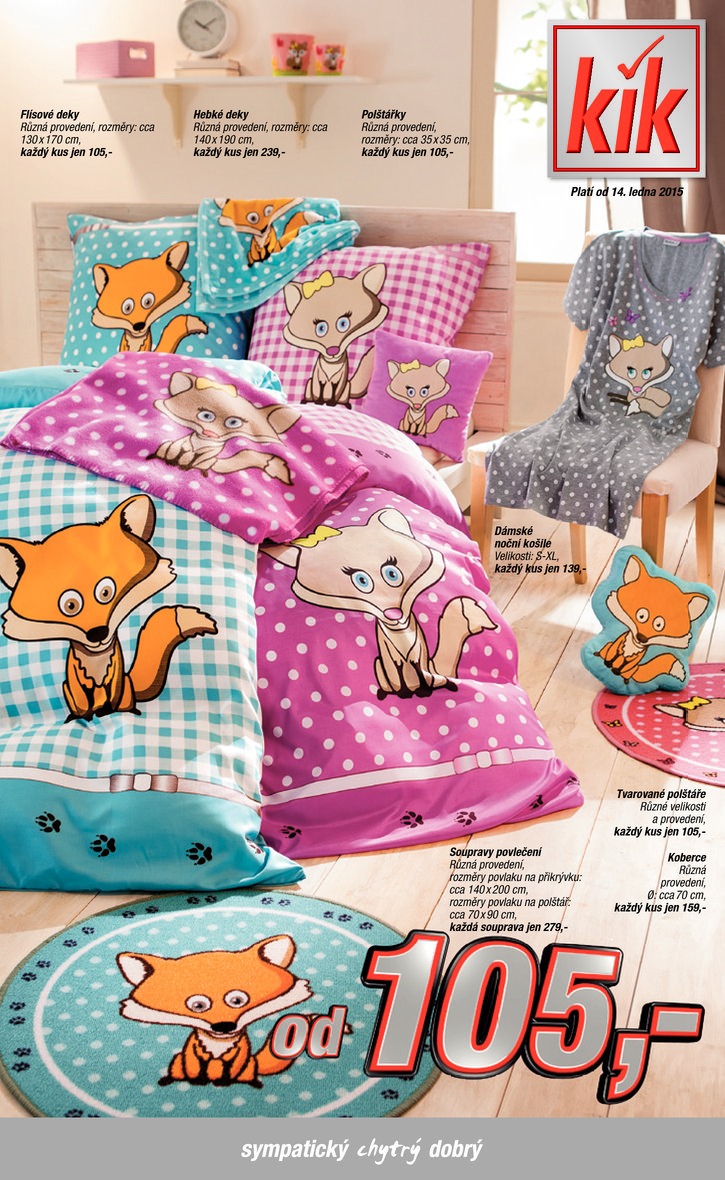 leták Kik textil Prospekt od 14.1.2015 strana 1 leták Kik textil Prospekt od 14.1.2015 strana 1