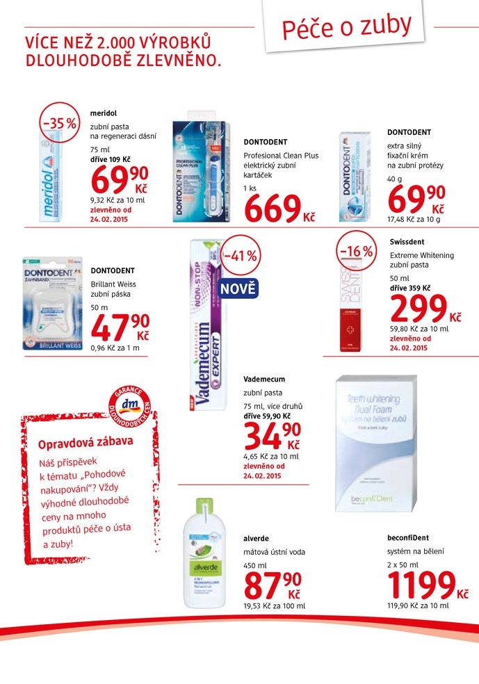 letk DM drogerie Journal od 1.3.2015 strana 1