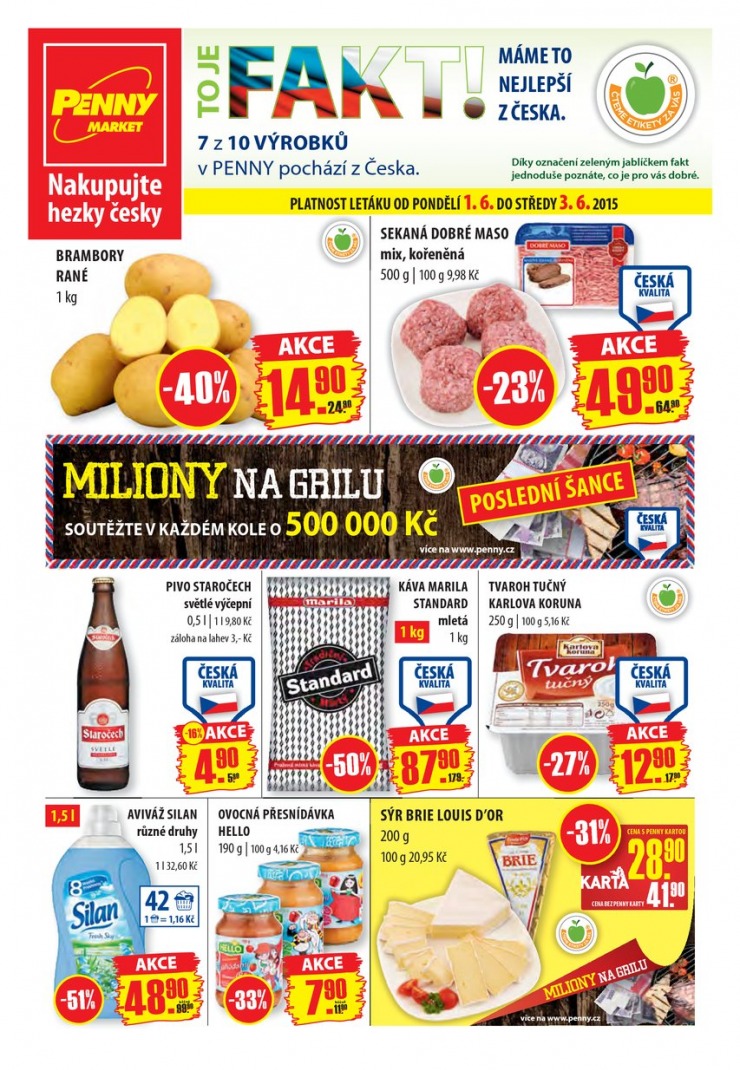 letk Penny Aktuln nabdka od 1.6.2015 strana 1
