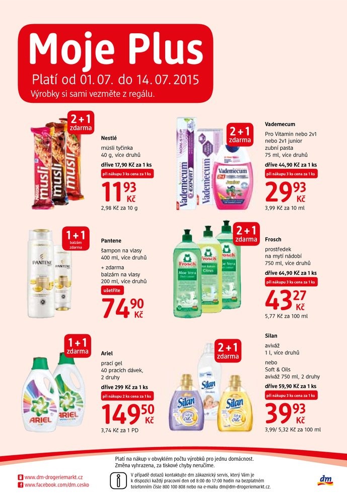leták DM drogerie Journal 2. část od 1.7.2015 strana 1 leták DM drogerie Journal 2. část od 1.7.2015 strana 1