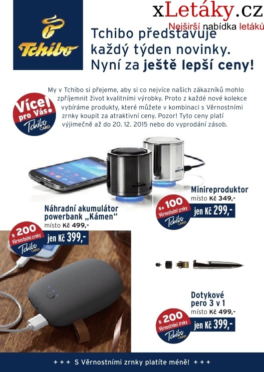leták Tchibo leták strana 1 leták Tchibo leták strana 1