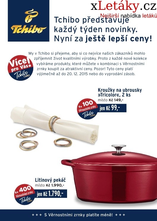 leták Tchibo leták strana 1 leták Tchibo leták strana 1